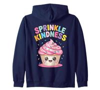 Cospargi la gentilezza Carina Amante del Cupcake Kawaii Felpa con Cappuccio
