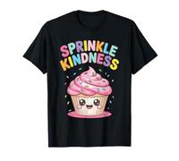 Cospargi la gentilezza Carina Amante del Cupcake Kawaii Maglietta