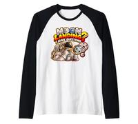 Cospirazione per Lo sbarco sulla Luna Ho Domande Umorismo Maglia con Maniche Raglan