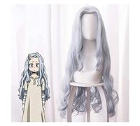 Cosplay anime My Hero Academia Eri Chisaki Cosplay Wig, Woman Gray Blue Wig Cosplay Heat Resistant Synthetic Wigs+Wig Cap Beauty
