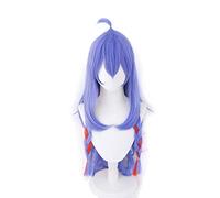 Cosplay anime parrucca gioco spirito blossom affine donne donne parrucche lunghezza costume costume da donna viola resistenza al calore resistente alle parrucche per capelli sintetici
