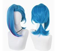 Cosplay Arcane 2 Jinx Blue Wig Halloween Costume Cosplay for Party Accessories Anime Wigs