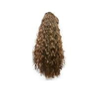 Cosplay Capelli 50 cm/19.6''Long Ricci Coda di cavallo Clip in Artiglio Parrucca Resistente In Fibra Sintetica Estensione Parrucchino Sintetico Naturale Capelli Finti