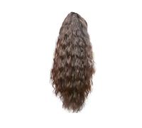 Cosplay Capelli 50 cm/19.6''Long Ricci Coda di cavallo Clip in Artiglio Parrucca Resistente In Fibra Sintetica Estensione Parrucchino Sintetico Naturale Capelli Finti