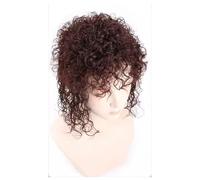 Cosplay Capelli Parrucca Capelli Finti Natura Topper Ricci Parrucchino Soffice Fascia Parrucca Senza Colla Clip Senza Cuciture nella Parrucca Superiore per Capelli Sottili da Donna Capelli Finti