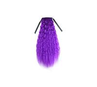 Cosplay Capelli Parrucca Ombre riccia ondulata lunga da 60 cm/23 '' Parrucca colorata per cosplay quotidiana Parrucca Bob sintetica resistente al calore Capelli Finti