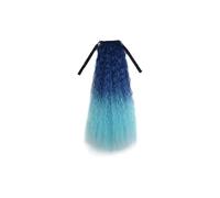Cosplay Capelli Parrucca Ombre riccia ondulata lunga da 60 cm/23 '' Parrucca colorata per cosplay quotidiana Parrucca Bob sintetica resistente al calore Capelli Finti