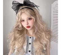 Cosplay Capelli Parrucche lunghe bionde ondulate per le donne Parrucche in fibra sintetica resistente al calore dall'aspetto naturale per cosplay quotidiano 60 cm/23,6'' Capelli Finti