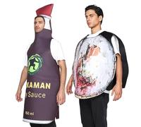 Cosplay Costumes Adults, Japanese Food Cosplay Fancy Dres Outfits, Funny Couple Dress-Up Costume Set Christmas Activities, Family Gatherings, Festivals, and Carnival Events