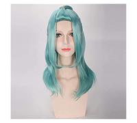 Cosplay Hoozuki No Reitetsu Okou 60cm Long Curly Wavy Cosplay Wigs for anime Costume Party Synthetic Hair Light Green Beauty