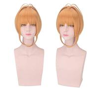 Cosplay parrucca cardcaptor sakura chior card sakura kinomoto wig costume costume captor women women giallo resistente al calore sintetico parrucche cardcaptor sakura