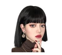 Cosplay Parrucche Capelli Lisci Parrucca Caschetto Corto Parrucca Con Frangia Alla Spalla Parrucca Sintetica Cosplay Parrucca Quotidiana A Torta Parrucca Quotidiana