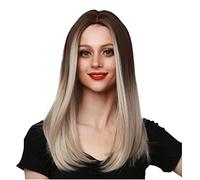 Cosplay Parrucche Parrucca Da Donna Parrucca Sintetica Per Capelli Lisci Parrucca Sfumata Marrone Parrucca Cosplay Lunga E Diritta Parrucca Quotidiana