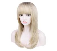 Cosplay Parrucche Parrucche Lunghe Biondo Platino, Capelli Lunghi E Lisci Per Parrucca Bionda Da Donna Bianca Parrucca Quotidiana