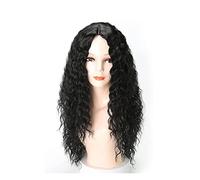 Cosplay Parrucche Parrucche Ondulate Naturali Morbide Parrucche Lunghe Ricci Da 28 Pollici Per Donne Nere, Per L'uso Quotidiano Delle Feste Parrucca Quotidiana