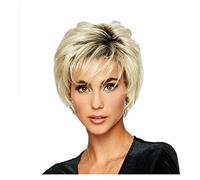Cosplay Parrucche Parrucche Pixie Cut Parrucca Corta Alla Moda E Soffice, Parrucca Sostitutiva Con Frangetta Per Donna Parrucca Bionda Corta Nera Parrucca Quotidiana