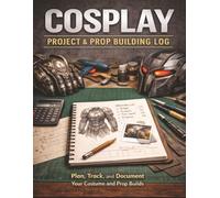 Cosplay Project & Prop Building Log Book for Men and Boys: Plan, Track, and Document Your Costume Builds | Materials Checklist, Budget Tracker, Time ... Post-Project Review for 10 Complete Projects