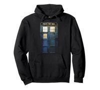 Cosplay Tardis Distressed Time-Traveller Fantascienza Felpa con Cappuccio