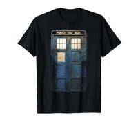 Cosplay Tardis Distressed Time-Traveller Fantascienza Maglietta