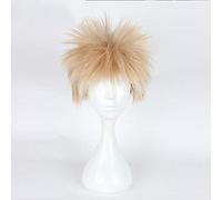 Cosplay wig biamoxer boku n, il mio eroe accademia wig izuku midoriya cosplay ochako giallo rosso uomo donna donna corta capelli cosplay parrucca giallo