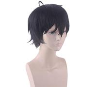 Cosplay Wig For Anime Princess Connect Re Dive Yuuki Black Short Men Halloween Party Costume Role Play Wigs