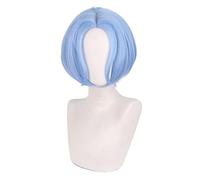 Cosplay Wig For Anime SK8 The Infinity Langa Hasegawa Wig Short Light Blue Middle Party Hair