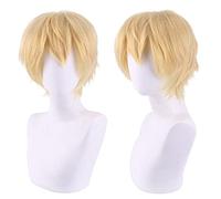 Cosplay Wig For Chainsaw Man Denji Wig Light Golden Wigs Short Anime Halloween Party