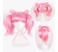 Cosplay Wig For Chibiusa Pink double ponytail wig Anime Halloween Carnival Party Role Play Wig
