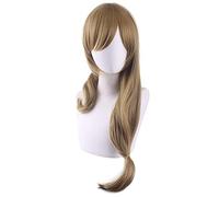 Cosplay Wig For Game Genshin Impact Lisa Brown Wavy Hair Wigs Halloween Accessories