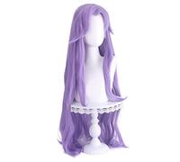 Cosplay Wig For King Glory Big Joe Wedding Skin Love Flower Long Purple Hair Role Play Wig