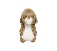 Cosplay Wig Long Brown Double Twist Braid Wigs Heat Resistant Synthetic Wigs Halloween