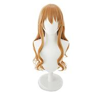 Cosplay Wig,Love Live! Kanata Konoe Cosplay Wig,Light Brown Long Wavy Wig,with Free Wig Cap,Halloween Costume cosplay for Christmas Carnival party, taglia unica