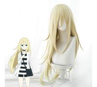 Cosplay wig rachel gardner wigs anime angel of death cosplay parrucca sintetica 90 cm donne bionde capelli ray angelo della morte cosplay wig kuzb461