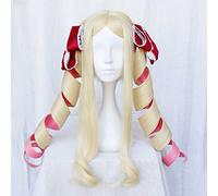 Cosplay Wig,Re Zero Starting Life in Another World Beatrice Cosplay Wig,Long Curly Wig,with Free Wig Cap ,Halloween Costume cosplay for Christmas Carnival party, taglia unica