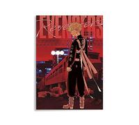 CosplayStudio Cooles Tokyo Revengers - Poster da parete | Takemichi Hanagaki su pannello rigido | Poster Takemitchy | 30 x 42 cm