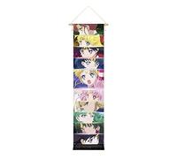 CosplayStudio Grande Sailor Moon Crystal - Poster in tessuto, 135 x 33 cm, motivo: occhi dei guerrieri Sailor