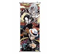 CosplayStudio Kimetsu no Yaiba - Quadro a rullo | Cacemono in tessuto | 100 x 40 cm | Motivo: Muzan Kibutsuji