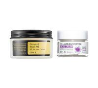 COSRX - Advanced Snail 92 All In One Cream - 100g + APLB - Collagen EGF Peptide Facial Cream - 55ml Set