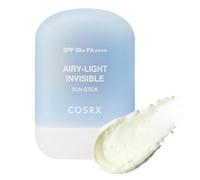 COSRX Airy-Light Invisible SunStick, finitura morbida opaca, SPF50 PA++++, zinco PCA, bastone parasole per viso e corpo, senza velo bianco, protezione solare coreana, cura della pelle coreana, 19 g