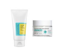 COSRX - Low pH Good Morning Gel Cleanser - 150ml + APLB - Glutathione Niacinamide Facial Cream - 55ml Set