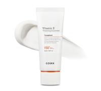 COSRX Vitamin E Vitalizing Face Sunscreen SPF 50, 1 .69 fl oz, Idratante SPF, Leggero sotto il trucco, Essenziali per il viaggio, Essenziali per l'estate, Coreano Protezione solare per il viso