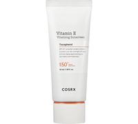 COSRX Vitamin E Vitalizing Face Sunscreen SPF 50, 1 .69 fl oz, Idratante SPF, Leggero sotto il trucco, Essenziali per il viaggio, Essenziali per l'estate, Coreano Protezione solare per il viso