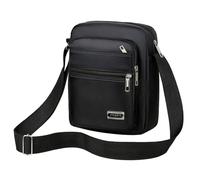 COSSIKA Borse a Tracolla Borse a Tracolla Multi-Cerniera da Uomo Borsa a Tracolla Casual Multifunzionale Borse a Tracolla Leggere Borse da Lavoro