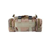 COSSIKA Borse da campeggio Borsa da pesca di grande capacità Borsa da pesca Impermeabile Escursionismo Crossbody Marsupio Outdoor Viaggi Caccia Borsa a tracolla Borsa da pesca
