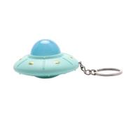 COSSIKA Ciondolo Astronave Simpatico Portachiavi UFO Portachiavi con Disco Volante Luminoso a LED Modello Creativo di Astronave Gioielli con Ciondolo per Bambini e Adulti