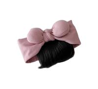 COSSIKA Copricapo Solido Parrucca per Bambini Carina Frangia Fascia Parrucca alla Moda Cappello Parrucchino Copricapo Accessori per Capelli per Ragazze per Neonati e Bambini Piccoli