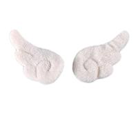 COSSIKA Forcina da angelo Forcina in peluche Mollette per capelli con ali d'angelo Clip laterali per capelli dolci a forma di cartone animato Morsetti per capelli antiscivolo per donne Accessori