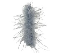 COSSIKA Polsini da Polso Polsini con Piume da Polso Polsini con Piume Bracciale con Piume Slap Bracciale alla Moda Porta Coda di Cavallo Cravatta per Capelli