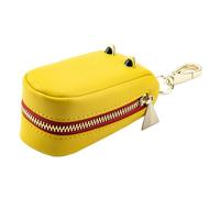COSSIKA Portachiavi Borsa Portachiavi a Forma di Alligatore Borsa Portachiavi Portatile per Auto Supporto per Scheda di Memoria Disco U per Borsa Portachiavi Tascabile PU Unisex per Adolescenti