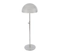 COSSIKA Scaffale per Esposizione Porta Cappelli Regolabile in Altezza Organizzatore a Forma di Cupola in Metallo Espositore per Parrucca da Tavolo Porta Casco Scaffale in Acciaio Inossidabile